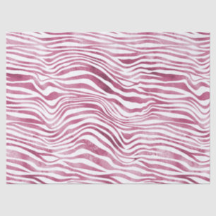 Glam Pink Zebra Print Tissue Paper