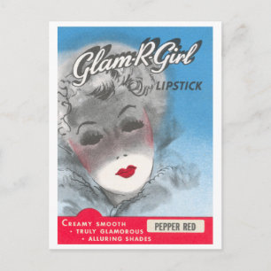 Glam R Girl Postcard