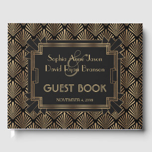 Glam Roaring 20's Great 1920s Wedding Guest Book