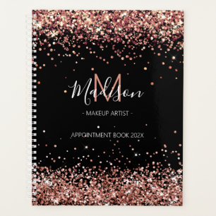 Glam Rose Gold Appointment Book Planner
