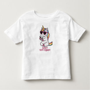 Glam & Sassy Unicorn  Toddler T-Shirt