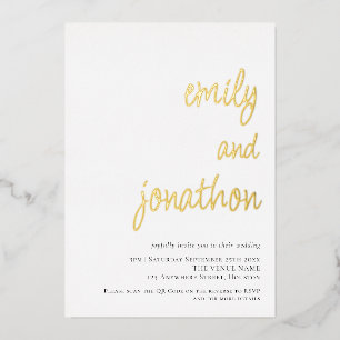 Glam Script Names QR Code Wedding Luxury Real