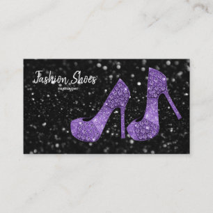 Glam Shoes High Heels Business Card