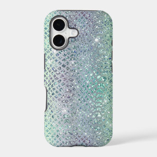 Glam Sparkly Diamond Snakeskin Pattern