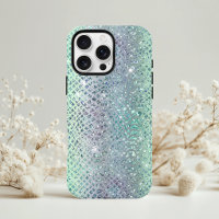 Glam Sparkly Diamond Snakeskin Pattern