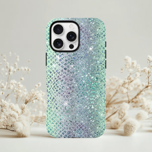 Glam Sparkly Diamond Snakeskin Pattern iPhone 11 Case