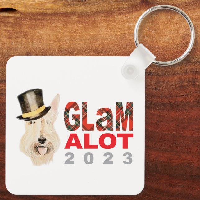 GLaMalot Keychain (Back)