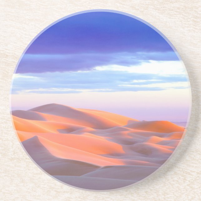 Glamis Sand Dunes at sunset Coaster (Front)