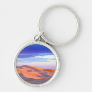 Glamis Sand Dunes at sunset Key Ring