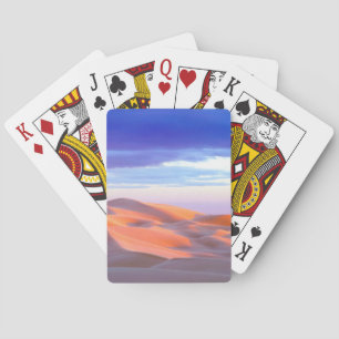 Glamis Sand Dunes at sunset Playing Cards