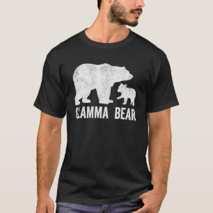 Glamma Bear Mothers Day Funny Cub Kid Grandma T-Shirt