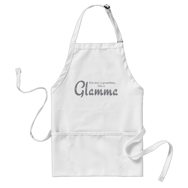 Glamma bling apron (Front)
