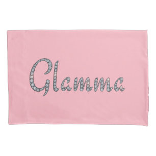 Glamma bling design pillowcase