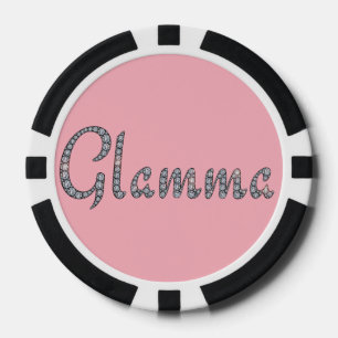 Glamma Bling poker chip