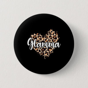 Glamma Leopard 6 Cm Round Badge