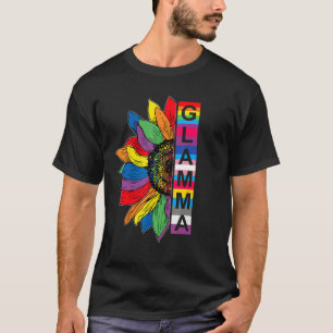 Glamma LGBTQ Gay Pride Sunflower T-Shirt