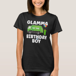 Glamma Of The Birthday Boy Recycling Trash Themed T-Shirt