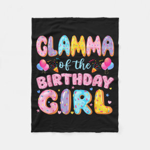Glamma of The Birthday Girl Sweet Doughnut Birthda Fleece Blanket