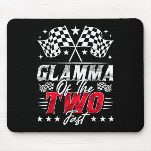 Glamma Of The Two Fast Second Birthday Racing Car Mouse Pad