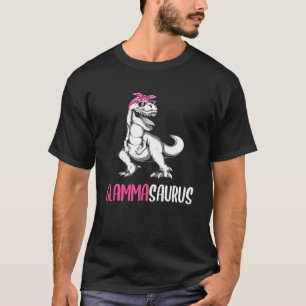 Glammasaurus T Rex Dinosaur Glammasaurus Family Ma T-Shirt