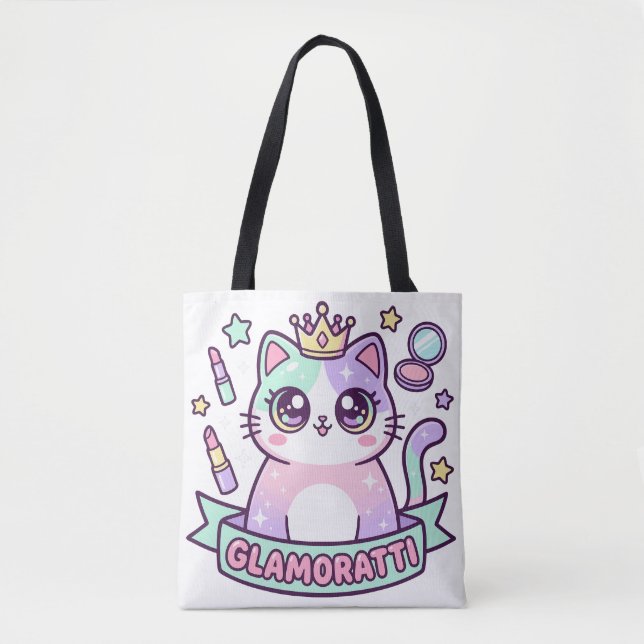 Glamoratti Cat Tote Bag (Front)
