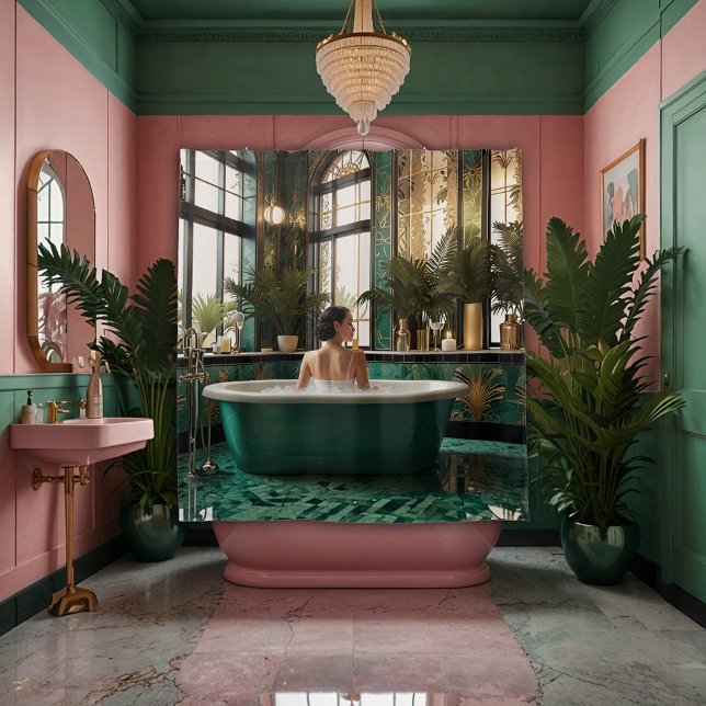 Glamorous 1920s vibes shower curtain (Creator Uploaded)