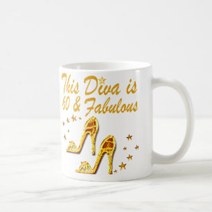 GLAMOROUS GOLD 60TH BIRTHDAY COFFEE MUG
