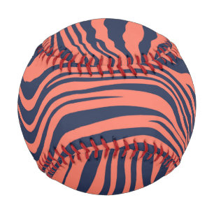 Glamorous Tiger Stripes Animal Print Baseball