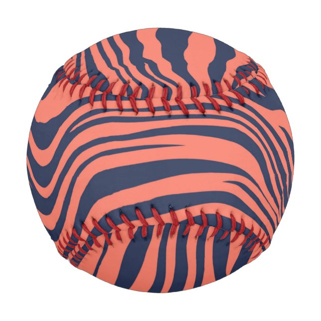 Glamorous Tiger Stripes Animal Print Baseball (Front)