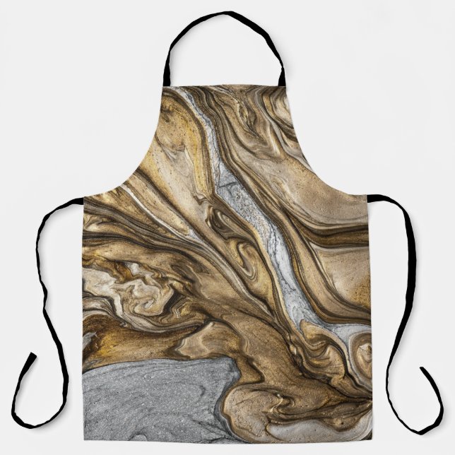glamour 001 liquid brown colours apron (Front)