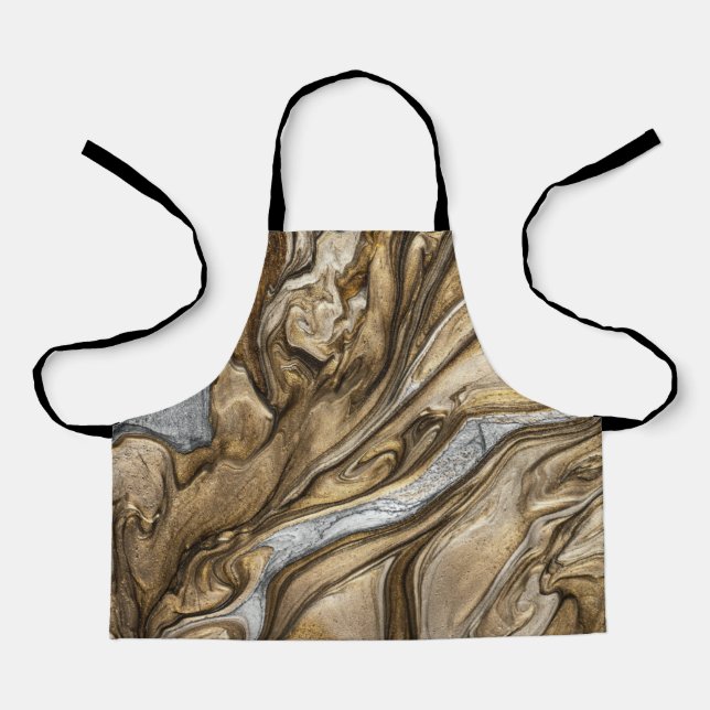 glamour 001 liquid brown colours apron (Front)