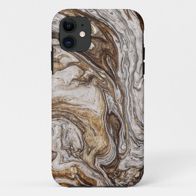 glamour 001 liquid brown colours Case-Mate iPhone case (Back)