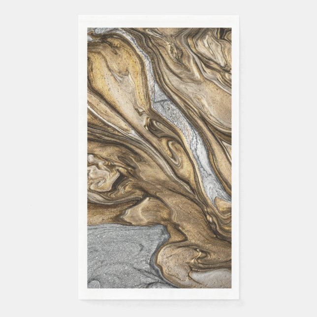 glamour 002 liquid brown colours napkin (Front)