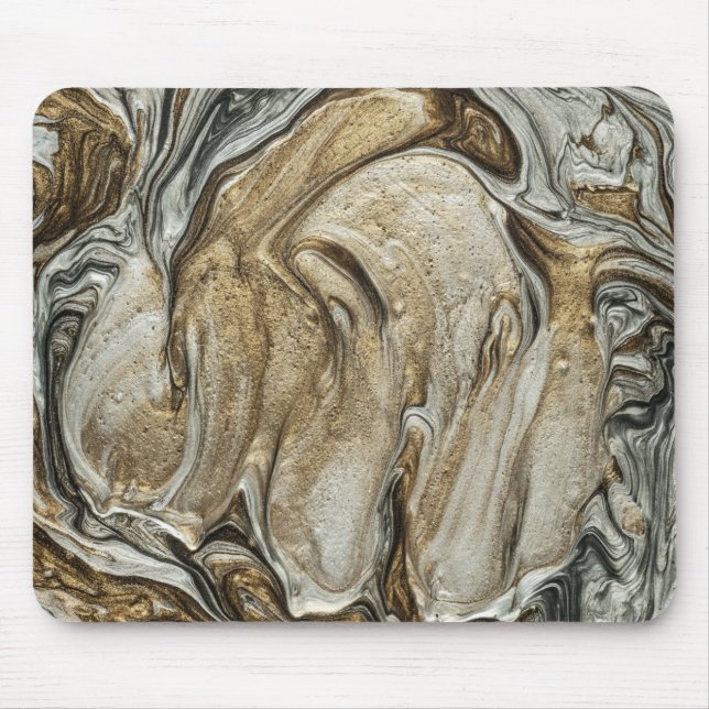 glamour 003 liquid brown colours mouse pad (Front)