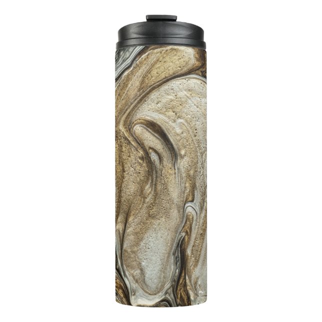 glamour 003 liquid brown colours thermal tumbler (Front)