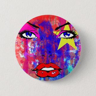 Glamour 6 Cm Round Badge