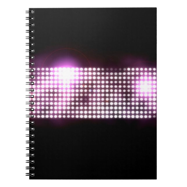 Glamour background notebook (Front)