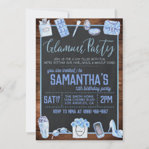 Glamour Birthday Party Invitation