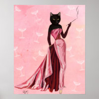 Glamour Cat in Pink