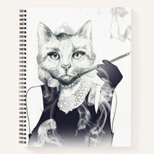 Glamour Cat Notebook