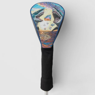 Glamour Chomp-Shark Breaching for Shiny Gems- Golf Head Cover