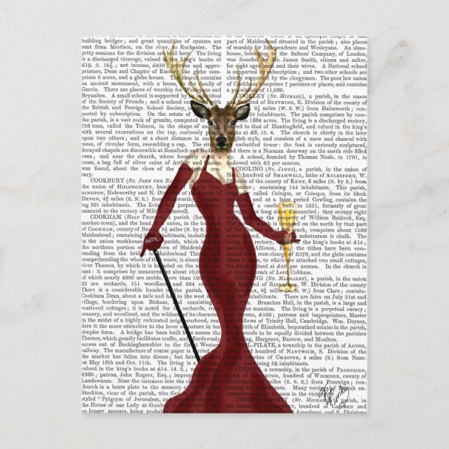 Glamour Deer in Marsala Postcard (Front)