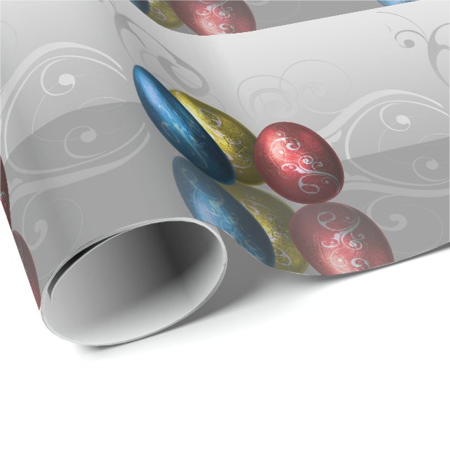 Glamour Easter Eggs - Wrapping Paper (Roll Corner)
