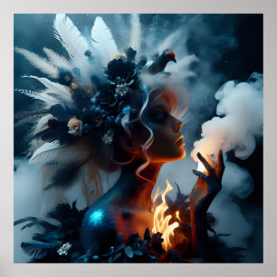 Glamour fashion luxury fantasy fairytale photo poster