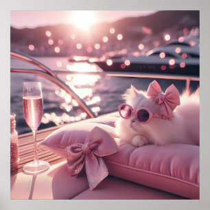 Glamour fashion luxury lifestyle photo poster