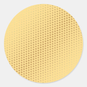 Glamour Faux Gold Blank Template Modern Chic Classic Round Sticker