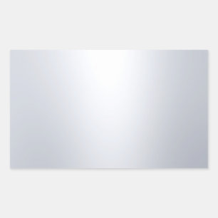 Glamour Faux Silver Blank Template Modern Elegant Rectangular Sticker