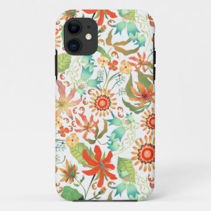 Glamour Floral White iPhone 11 Case