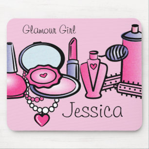 Glamour Girl Birthday Mouse Pad