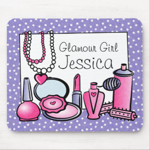 Glamour Girl Birthday (pd) Mouse Pad